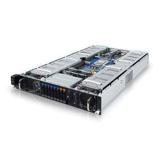 Gigabyte G292-Z22 2nd Gen EPYC Rome CPU 2U 8 Bay Barebone Server